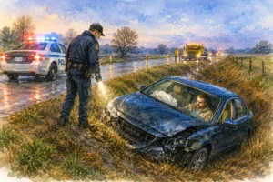 ## What Happened in R. v. Wren? The accused was found by police at about 3:15 a.m., sitting in the driver’s seat of his car after it had gone into a ditch beside a rural road. He was impaired, and later testing showed his blood alcohol concentration was more than twice the legal limit. The car was badly damaged and stuck in a ditch approximately two to three feet deep. The engine was off, the keys were in the ignition, and the airbag had deployed. The trial judge found that the vehicle could not be moved from the ditch without the assistance of a tow truck. The accused testified that he had fallen asleep while driving home from a party and ended up in the ditch. He tried unsuccessfully to get the vehicle out with the help of a nearby farmer. The farmer then offered to call a tow truck. While waiting, the accused eventually returned to the vehicle and sat in the driver’s seat to get out of the cold. He testified that he intended to have the vehicle towed home and did not intend to drive it. Importantly, **the Crown did not base its case on the accused’s earlier driving or his attempts to get the vehicle out of the ditch.** The Crown sought a conviction for **care and control while impaired** based on his being impaired and sitting in the driver’s seat when police arrived.