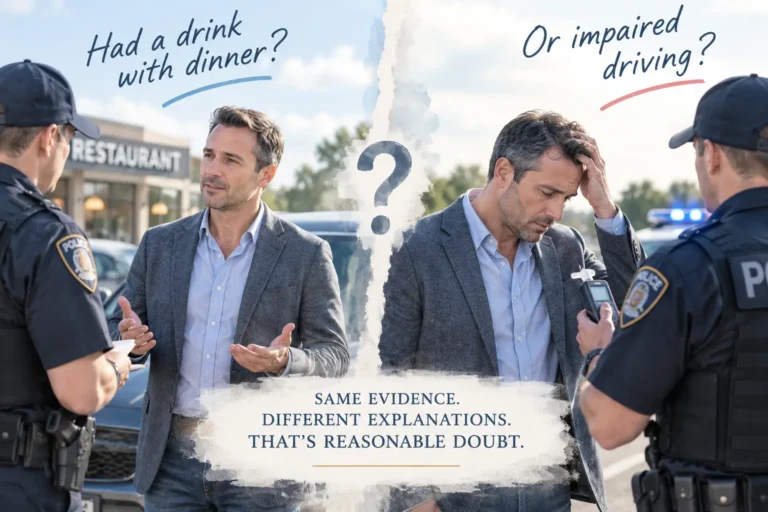 Reasonable Doubt in DUI Driving Charges